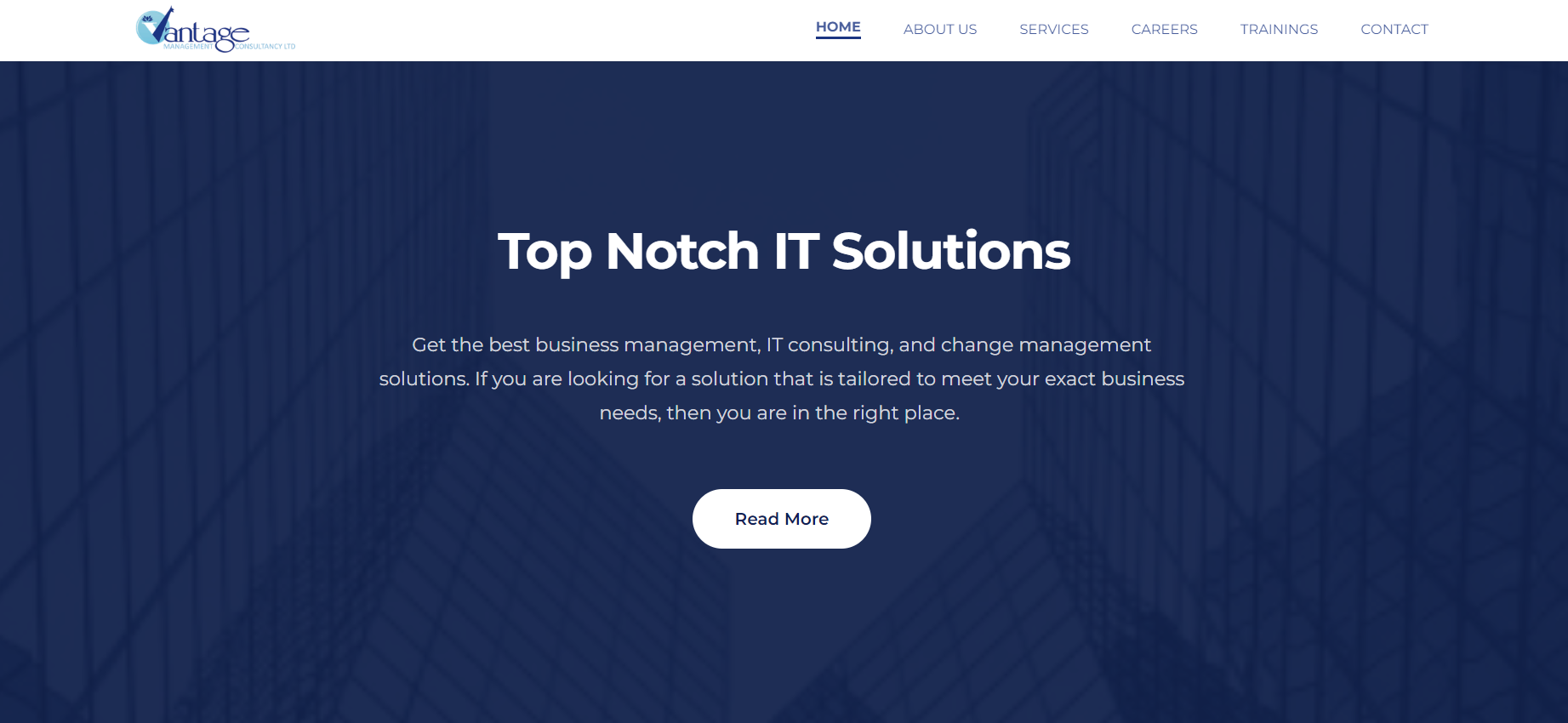 Vantage Management interface